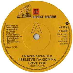 Frank Sinatra - I Believe I'm Gonna Love You flac