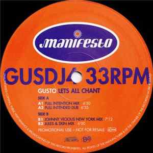 Gusto - Let's All Chant flac
