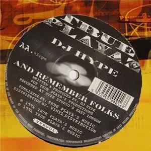 DJ Hype - Peace Love & Unity / And Remember Folks flac