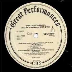 Serkin, Beethoven - Great Performances Rudolf Serkin Plays Beethoven flac
