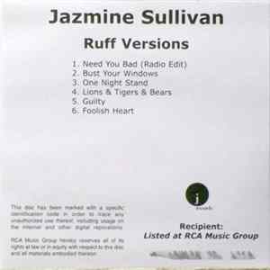 Jazmine Sullivan - Ruff Versions flac
