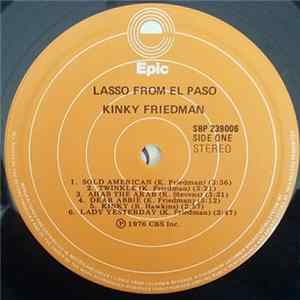 Kinky Friedman - Lasso From El Paso flac