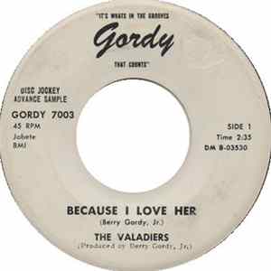 The Valadiers - Because I Love Her flac