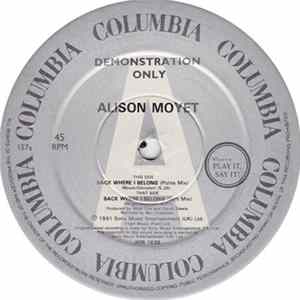 Alison Moyet - Back Where I Belong flac