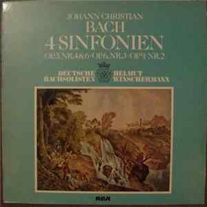 Johann Christian Bach, Helmut Winschermann, Deutsche Bachsolisten - 4 Sinfonien - Op 3, Nr 4 & 6; Op 6, Nr 3; Op 9, Nr 2 flac