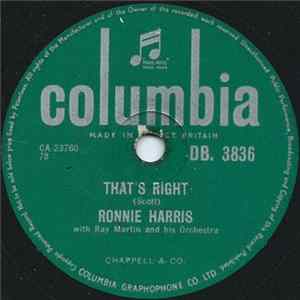 Ronnie Harris - That's Right / A House With Love In It flac