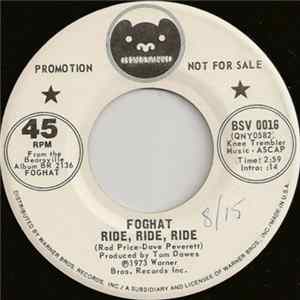 Foghat - Ride, Ride, Ride flac