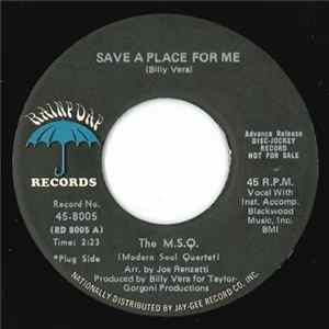 The M.S.Q. (Modern Soul Quartet) - Save A Place For Me flac