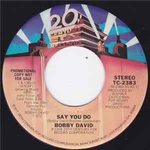 Bobby David - Say You Do flac