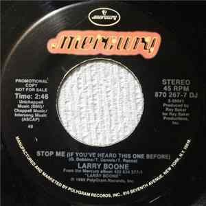 Larry Boone - Stop Me (If You've Heard This One Before) flac