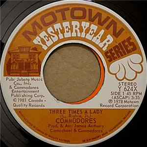 Commodores - Three Times A Lady / Too Hot Ta Trot flac