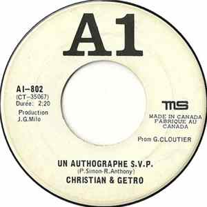 Christian & Getro - Un Autographe S.V.P. flac
