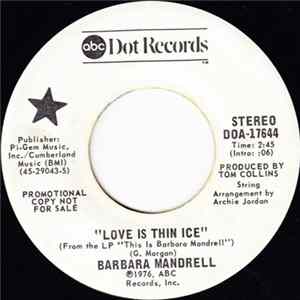 Barbara Mandrell - Love Is Thin Ice flac