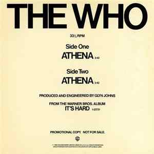 The Who - Athena flac