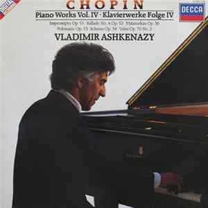 Chopin, Vladimir Ashkenazy - Piano Works Vol. IV / Klavierwerke Folge IV flac