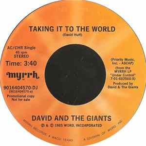 David And The Giants - Taking It To The World flac