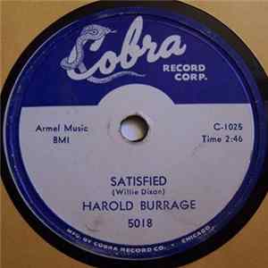 Harold Burrage - Stop For The Red Light / Satisfied flac