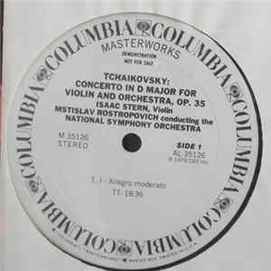 Stern, Rostropovich, Tchaikovsky, National Symphony Orchestra - Violin Concerto / Meditation, Op. 42, No. 1 flac