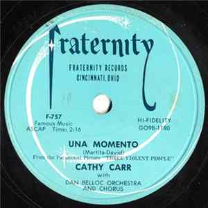 Cathy Carr With Dan Belloc Orchestra And Chorus - Una Momento / It Looks Like Love flac