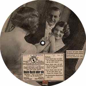 Fred Porgas, Jack Presburg - Heute Nacht Oder Nie flac