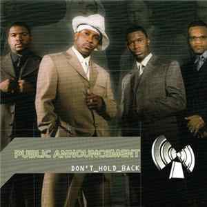 Public Announcement - Don't Hold Back flac
