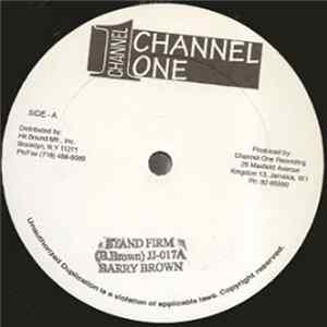 Barry Brown - Stand Firm / So Jah Say flac