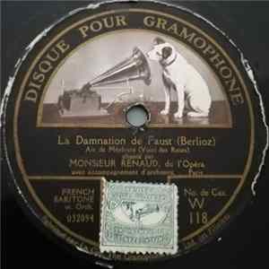 Berlioz, Monsieur Maurice Renaud - La Damnation De Faust flac