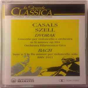 Antonín Dvořák, Pablo Casals, Czech Philharmonic Orchestra, Georg Szell, Johann Sebastian Bach - Dvořák Concerto For Cello In B Minor, Op. 104 - Bach Cello Suite No.5 In C Minor, BWV 1011 flac