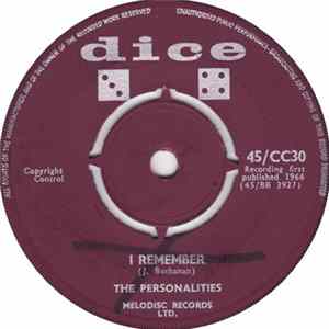 The Personalities - I Remember / Suffering flac