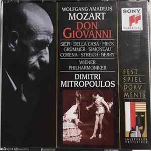 Mozart, Cesare Siepi, Lisa Della Casa, Gottlob Frick, Elisabeth Grümmer, Leopold Simoneau, Fernando Corena, Rita Streich, Walter Berry, Chor Der Wiener Staatsoper , Wiener Philharmoniker, Dimitri Mitropoulos - Don Giovanni flac