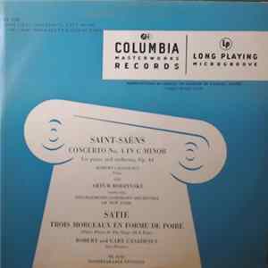 Saint-Saens, Satie, Artur Rodzinski, Philharmonic Symphony Orchestra Of New York - Concerto No.4 In C Minor / Trois Morceaux En Forme De Poire flac