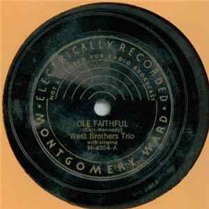 West Brothers Trio - Ole Faithful / Mountain Top Rag flac