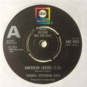 Thomas Jefferson Kaye - American Lovers flac