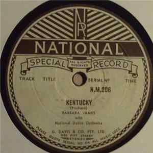 Barbara James With National Dance Orchestra - Kentucky / You Are My Fav'rite Dream flac