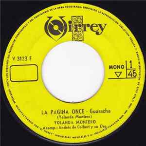 Yolanda Montero Acomp. Andrés De Colbert Y Orquesta - La Pagina Once / Y Sube La Gasolina flac