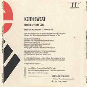 Keith Sweat - When I Give My Love flac
