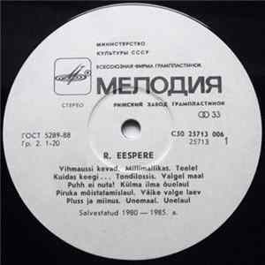 René Eespere - Kodu On Püha flac
