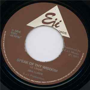 Jah Lloyd - Speak Of Thy Wisdom flac