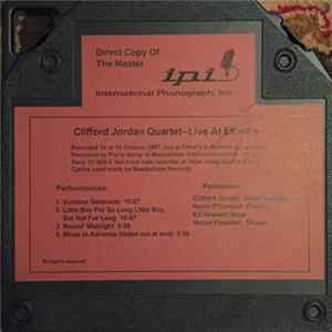 Clifford Jordan Quartet - Live At Ethell's flac