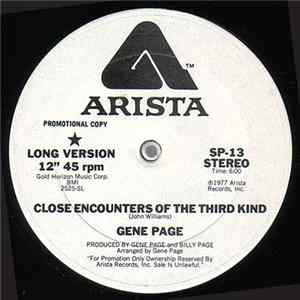Gene Page - Close Encounters Of The Third Kind flac