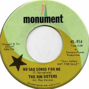 The Kim Sisters - No Sad Songs For Me / Just Like Taking Candy From A Baby flac
