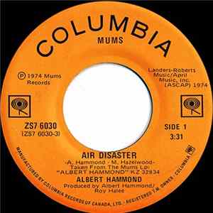 Albert Hammond - Air Disaster / Candle Light, Sweet Candle Light flac