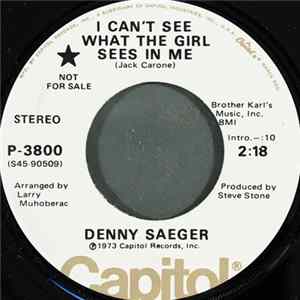 Denny Saeger - I Can't See What The Girl Sees In Me flac