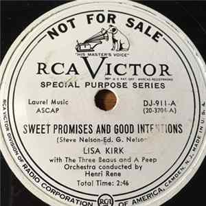 Lisa Kirk - Sweet Promises And Good Intentions / Kiss Me flac