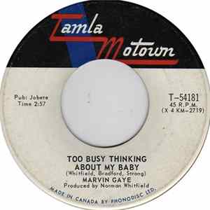 Marvin Gaye - Too Busy Thinking About My Baby / Wherever I Lay My Hat (That's My Home) flac