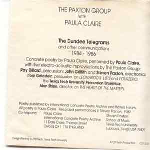 The Paxton Group With Paula Claire - The Dundee Telegrams And Other Communications 1984-1986 flac