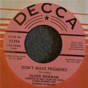 Oliver Norman - Don't Make Promises / Reach Out flac