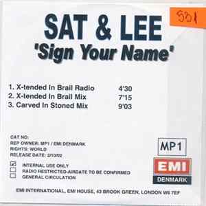 Sat & Lee - Sign Your Name flac