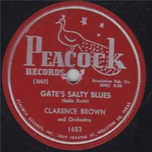 Clarence Brown And Orchestra - Gate's Salty Blues / Rock My Blues Away flac
