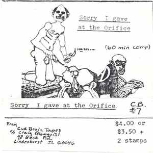 Various - Sorry I Gave At The Orifice flac